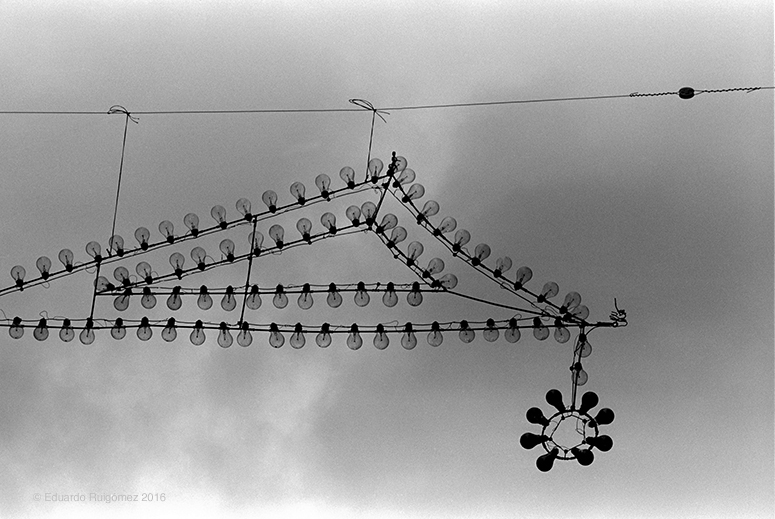 Guirnalda de bombillas.