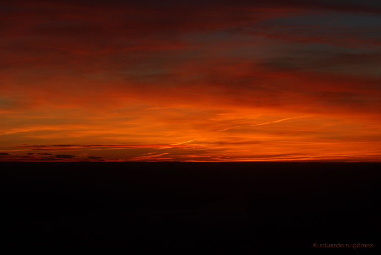 Atardecer en Castilla.