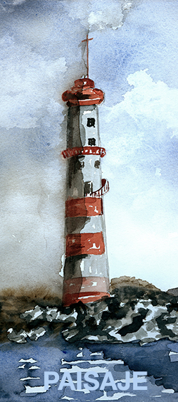 Faro dentro del mar.