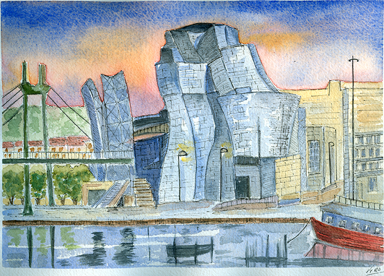 El Guggenheim de Bilbao.