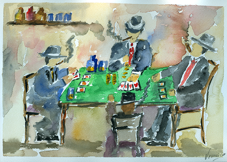 Jugadores de cartas.