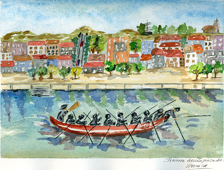 Trainera descompensada.